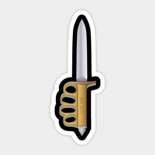 trench knife Sticker